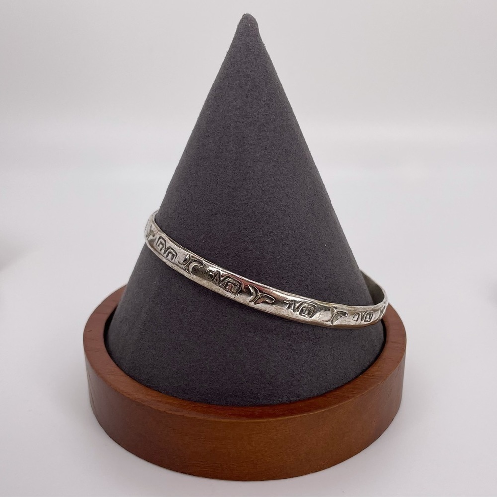 Silver Bracelet Indigenous From Mexico